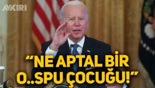 Biden, gazeteciye küfür etti: