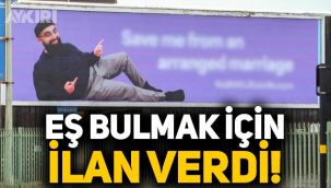 Bu afişi görenler şaşkına döndü: Eş bulabilmek için billboarda ilan verdi!