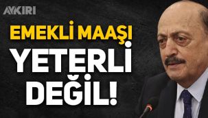 Çalışma Bakanı Vedat Bilgin itiraf etti: Emekli maaşı yeterli değil!