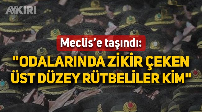 CHP'li Murat Bakan, Süleyman Soylu'ya sordu: "Odalarında zikir çeken üst düzey rütbeliler kimler"