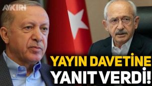 Cumhurbaşkanı Erdoğan, Kemal Kılıçdaroğlu'nun yayın davetine yanıt verdi