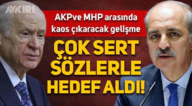Devlet Bahçeli, AKP Genel Başkanvekili Numan Kurtulmuş'u hedef aldı