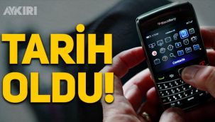 Efsane telefon BlackBerry tarih oldu