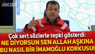 Ekrem İmamoğlu canlı yayında Süleyman Soylu'ya tepki gösterdi: Bu nasıl bir İmamoğlu korkusu