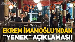 Ekrem İmamoğlu'dan Balık restoranı açıklaması: 