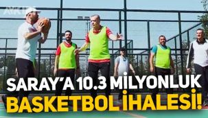 Erdoğan basketbol oynamıştı: Saray'daki sahanın üzeri 10.3 milyon liraya kapatılacak
