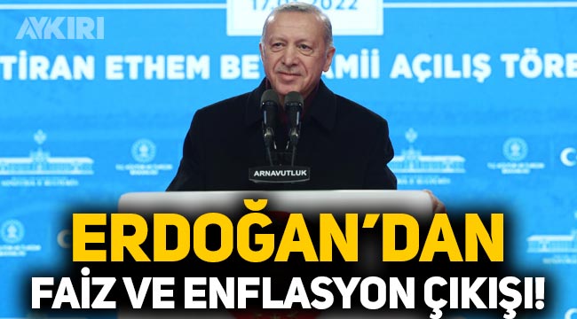Erdoğan'dan faiz ve enflasyon mesajı: Kademeli olarak düşecek