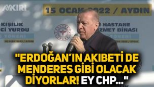 Erdoğan konuştu:
