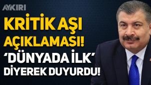 Fahrettin Koca'dan Biontech ve Turkovac açıklaması:
