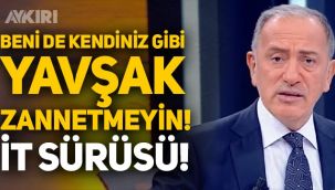 Fatih Altaylı'dan sert sözler: Beni de kendiniz gibi yavşak zannetmeyin, it sürüsü
