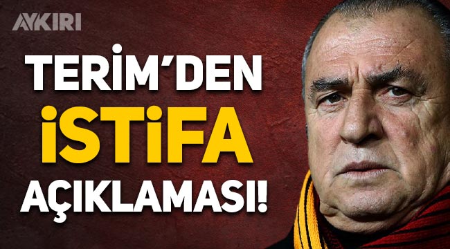 Fatih Terim'den istifa açıklaması: Galatasaray ile ilgili iddialara sosyal medyadan yanıt verdi!