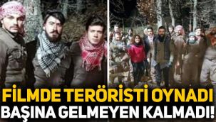 Filmde terörist rolünde oynayan Vedat Gümüşgöz'ün başına gelmeyen kalmadı!