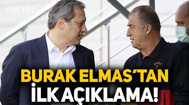 Galatasaray'da Fatih Terim ayrılığı sonrası Burak Elmas'tan ilk açıklama