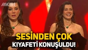 Gökçe Bahadır'ın kıyafeti gündem oldu! O Ses Yılbaşı'nda Gökçe Bahadır'ın derin yırtmaçlı elbisesi konuşuldu