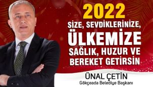 Gökçeada Belediye Başkanı Ünal Çetin'den yeni yıl mesajı