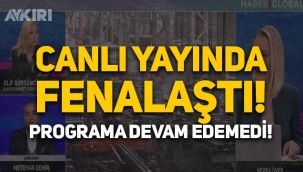 Haber Global spikeri Buket Güler canlı yayında fenalaştı, programa devam edemedi