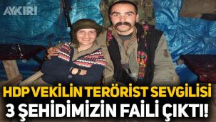 HDP'li Semra Güzel'in terörist sevgilisi, 3 şehidimizin faili çıktı