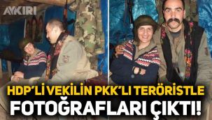 HDP milletvekili Semra Güzel'in öldürülen PKK'lı terörist Volkan Bora ile fotoğrafları çıktı