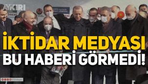 İktidar medyası, Erdoğan'ın katıldığı açılış sırasında Kemal Kılıçdaroğlu'na 