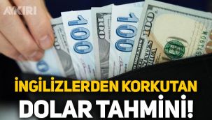 İngilizlerden dolar kuru tahmini: Yıl sonunda 20 TL olacak