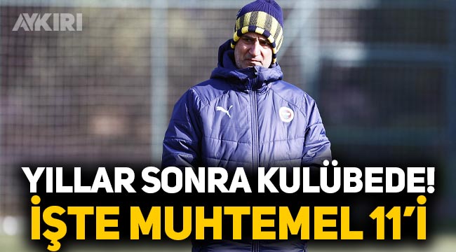 İsmail Kartal kulübede: İşte Fenerbahçe - Antalyaspor maçının muhtemel 11'leri