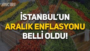 İstanbul'un enflasyonu belli oldu: Yıllık yüzde 34,18 arttı.