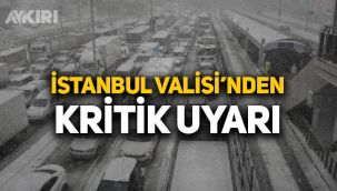 İstanbul Valisi Ali Yerlikaya'dan kritik kar uyarısı: Trafiğe çıkmayalım