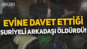 Kablo ile boğularak öldürülen Mahmut Çetindağ'ın katili, evine misafir gelen Suriyeli çıktı!