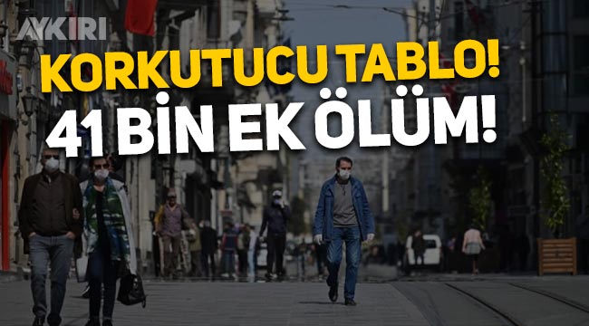 Korkutucu veri: İstanbul'da ek 41 bin ölüm yaşandı!