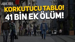 Korkutucu veri: İstanbul'da ek 41 bin ölüm yaşandı!