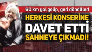 Manuş Baba konsere çıkmadı ortalık karıştı: 