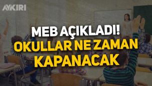 MEB açıkladı: Okullar ne zaman kapanacak? Yarıyıl tatili ne zaman?