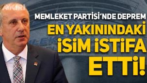 Mehmet Ali Çelebi, Memleket Partisi'ndeki tüm görevlerinden istifa etti