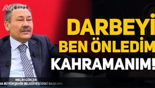 Melih Gökçek kendini kahraman ilan etti: Darbeyi ben engelledim