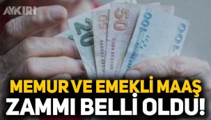 Memur ve emekli maaşlarının zam oranı belli oldu! İşte 2022 yılı memur ve emeklilerin zam oranı
