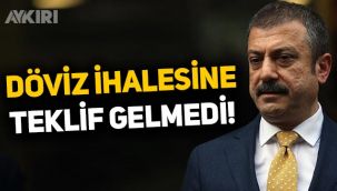 Merkez Bankası'nın uzlaşmalı vadeli döviz ihalesine teklif gelmedi!
