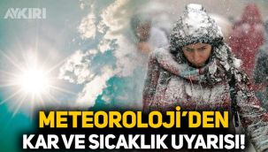 Meteoroloji uyardı: Yurdun batısında sıcaklıklar artacak, doğuda kar yağacak! İşte hava durumu