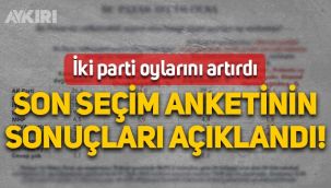 Metropoll'ün son seçim anketinde çarpıcı sonuçlar: CHP ve AKP'de artış, MHP baraj altı