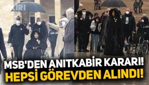 MSB açıkladı: Anıtkabir Komutanı ve Takım Komutanı görevden alındı