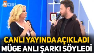 Müge Anlı canlı yayında şarkı söyledi, Sinan Akçıl'ın şarkısına ilham olmuş