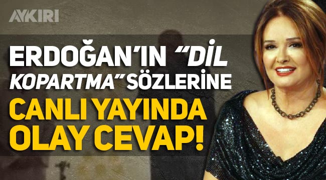 Müjde Ar'dan Erdoğan'ın "Dil kopartma" sözlerine çok sert tepki: "Camiler hepimizindir, siyasetçilerin tekelinde dil kopartma yerleri değildir"