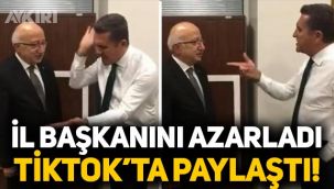 Mustafa Sarıgül'ün il başkanını azarladığı anlar TikTok'ta paylaşıldı