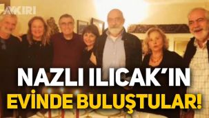 Nazlı Ilıcak evinde yemek verdi: Ahmet Altan, Hasan Cemal katıldı