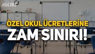 Özel okul ücretlerine zam sınırı! Özel okul için zam oranı belli oldu