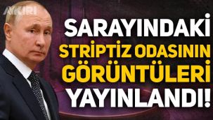 Putin'in sarayındaki striptiz salonunun görüntüleri yayınlandı: Navalni'nin ekibi paylaştı!
