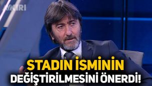 Rıdvan Dilmen'den öneri: Stadın ismi değiştirilsin, 5 Eylül olsun