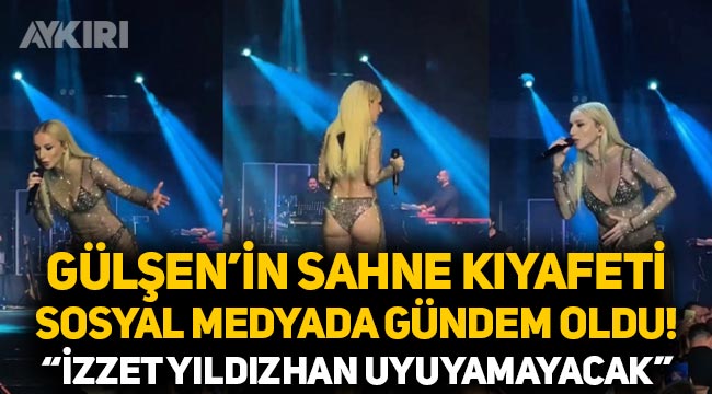 Şarkıcı Gülşen'in sahne kıyafeti gündem oldu! İzzet Yıldızhan'a yanıt