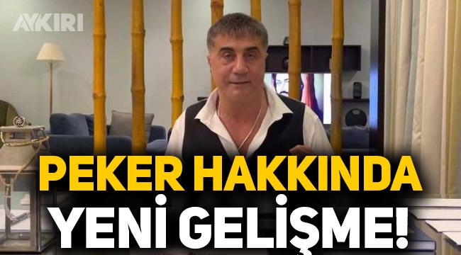 Sedat Peker hakkında yeni gelişme: Erkan Yıldırım iddialarına yakalama kararı
