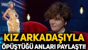 Senem Kuyucuoğlu, kız arkadaşıyla dudak dudağa fotoğrafını paylaştı