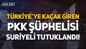 Suriye'den Türkiye'ye kaçak yollarla giren PKK şüphelisi Suriyeli tutuklandı!